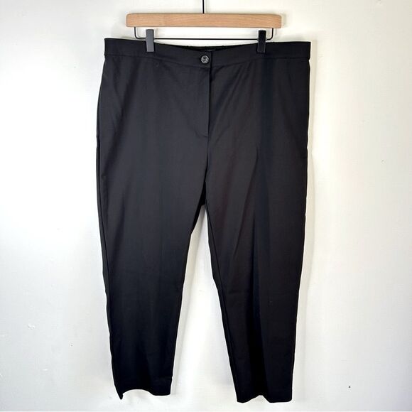 Marina Rinaldi Black Luxury Trousers Professional size 18 - 39” Waist designer - Picture 1 of 13